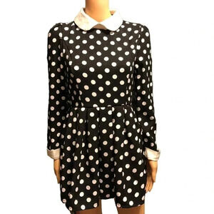 Vintage women polka dots dress size SP